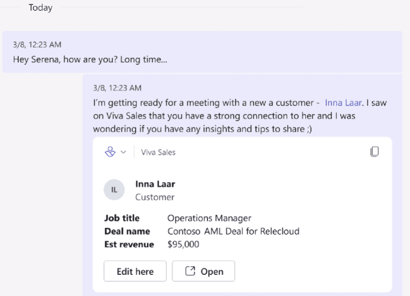 Viva Sales Feature - Collaborate Viva Sales Feature - Collaborate