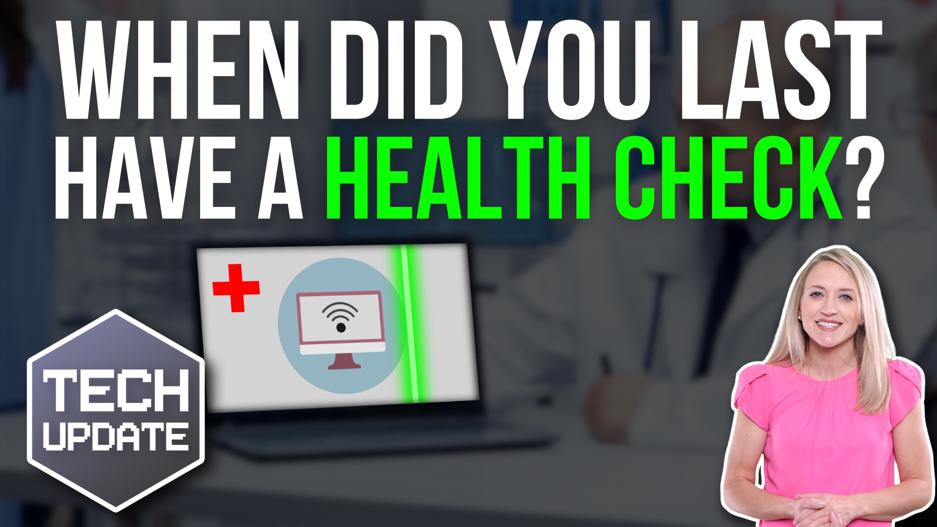When did you last have a health check?Detach